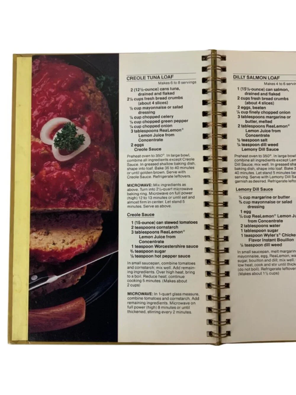 Realemon Recipe Collection Spiral-Bound Cookbook 50th Anniversary Edition 1984